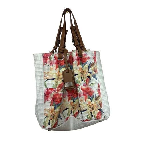 CLAUDIA FIRENZE Floral Tote Bag Mase in Italy - Picture 1 of 9